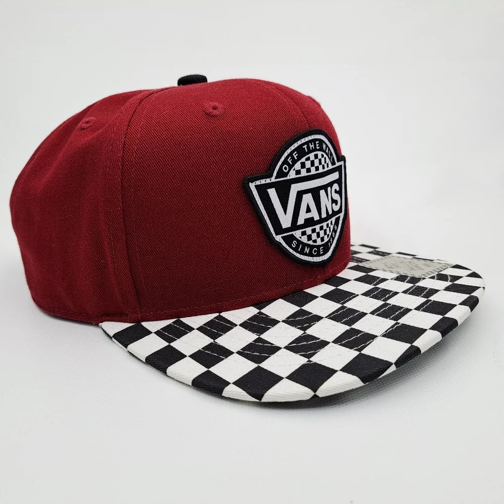 Vans Flat Bill Hat Cap Youth Snapback